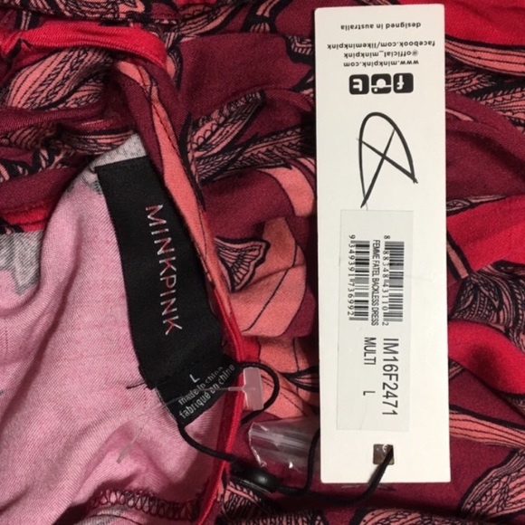 MINKPINK Femme Fatale Open Back Long Sleeve Dress - Picture 7 of 8